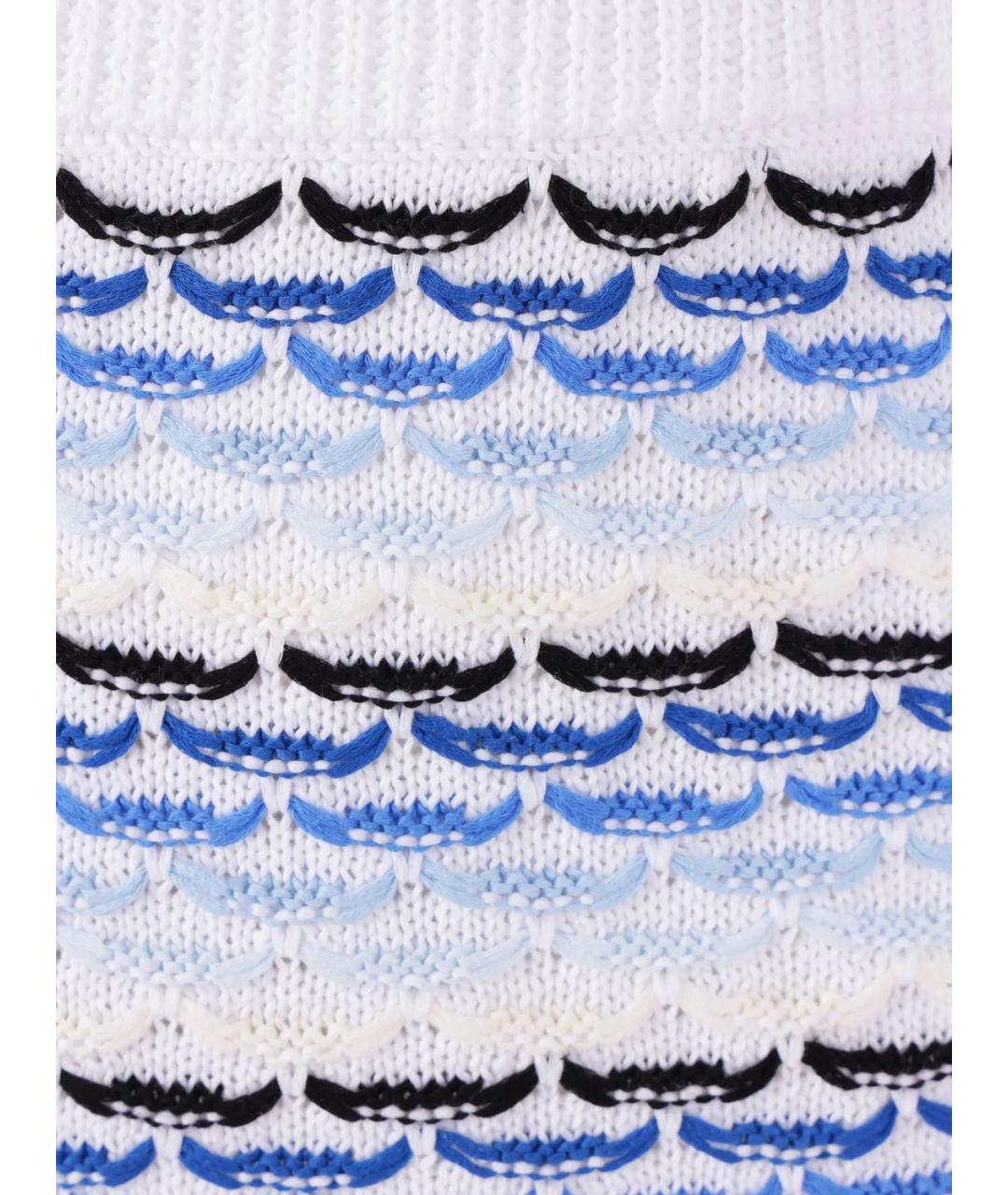 CASABLANCA Синие хлопковые шорты, фото 2