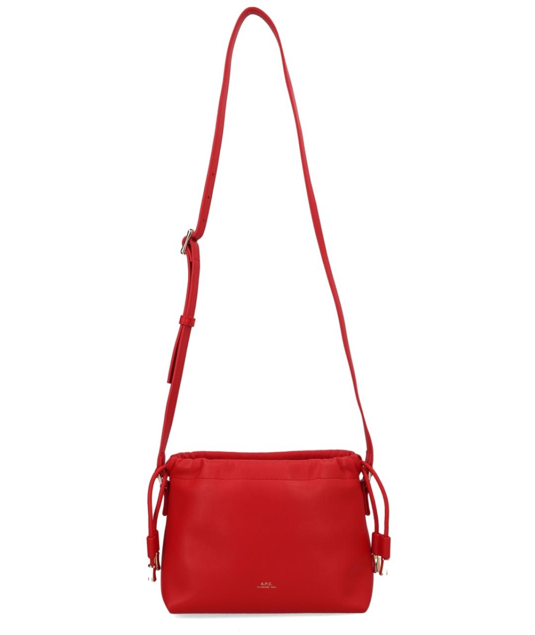 A.P.C. Красная сумка через плечо, фото 1
