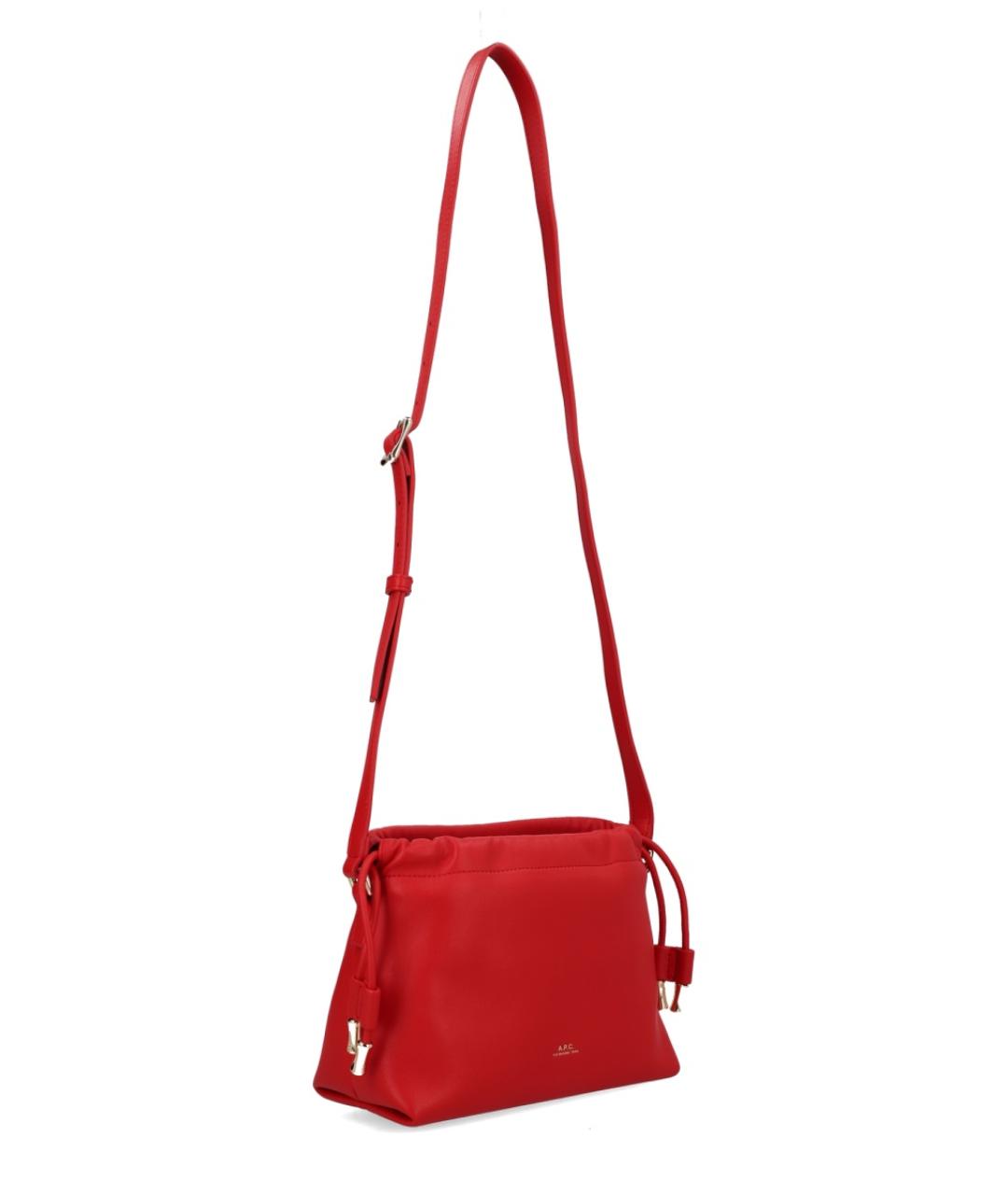 A.P.C. Красная сумка через плечо, фото 2
