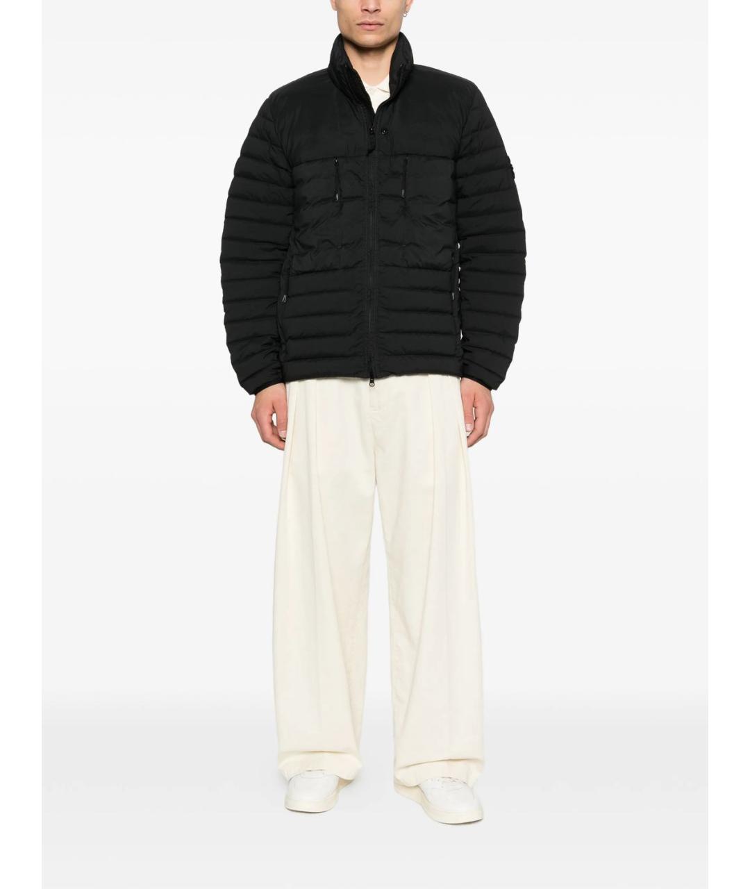 STONE ISLAND Черная полиамидовая куртка, фото 3