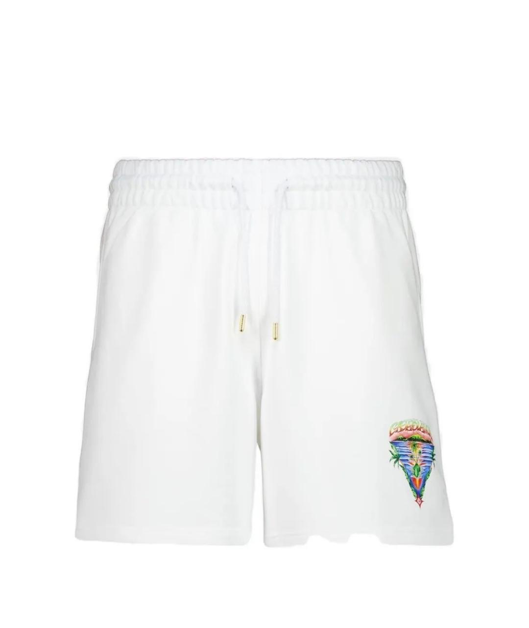 CASABLANCA Белые хлопковые шорты, фото 1