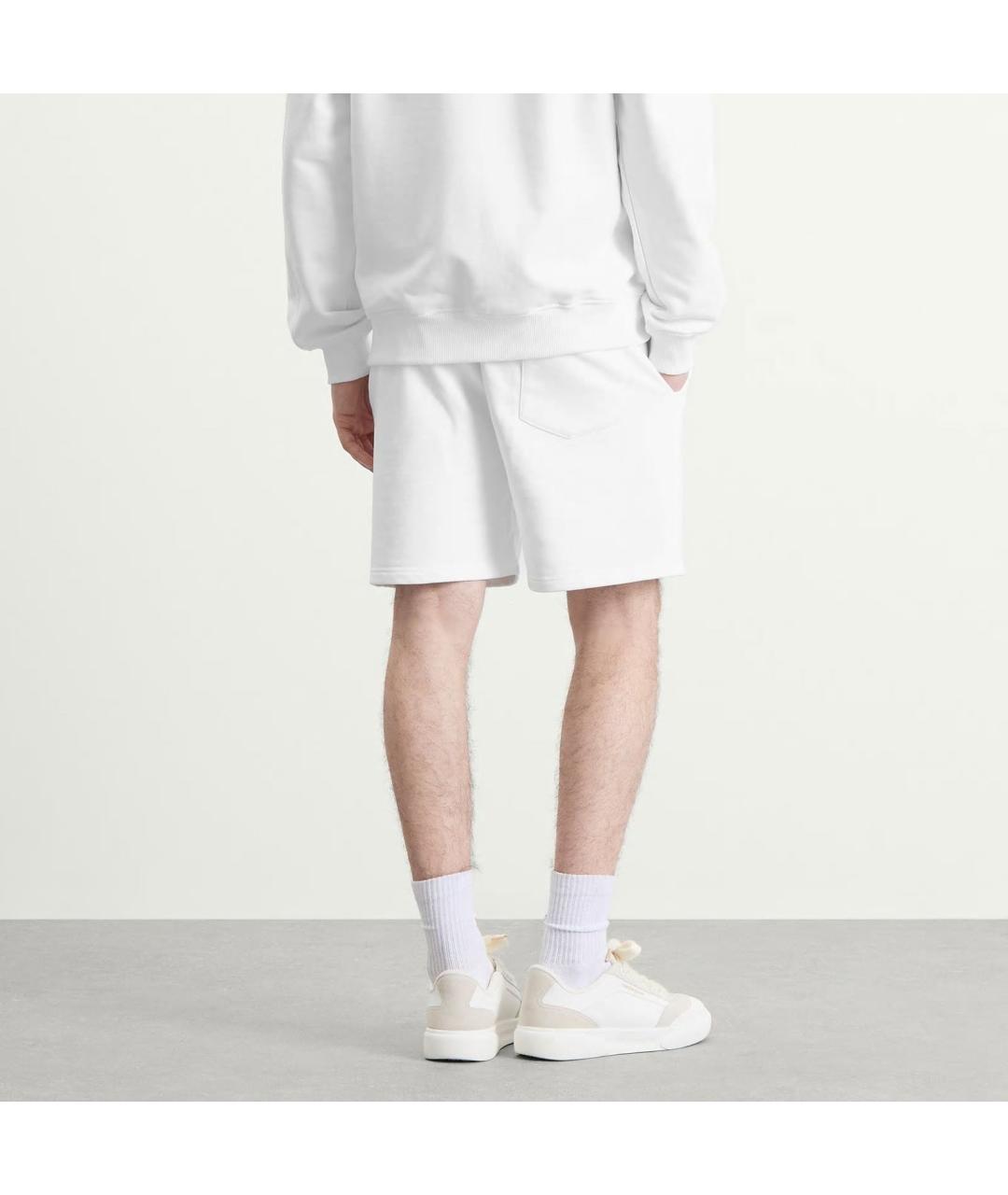 CASABLANCA Белые хлопковые шорты, фото 3