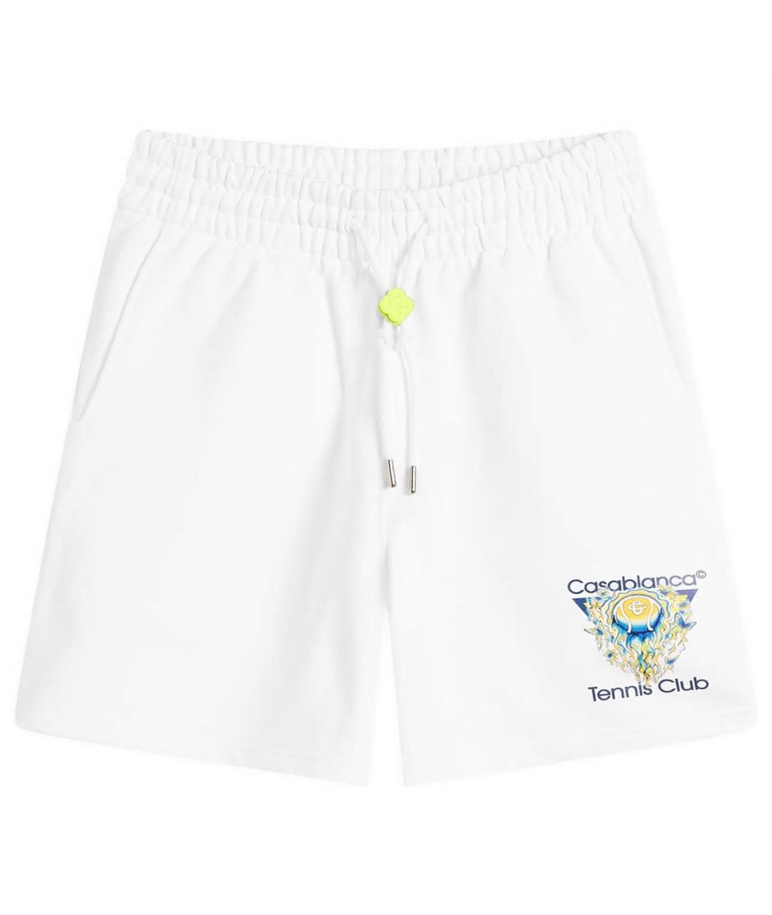 CASABLANCA Белые хлопковые шорты, фото 1