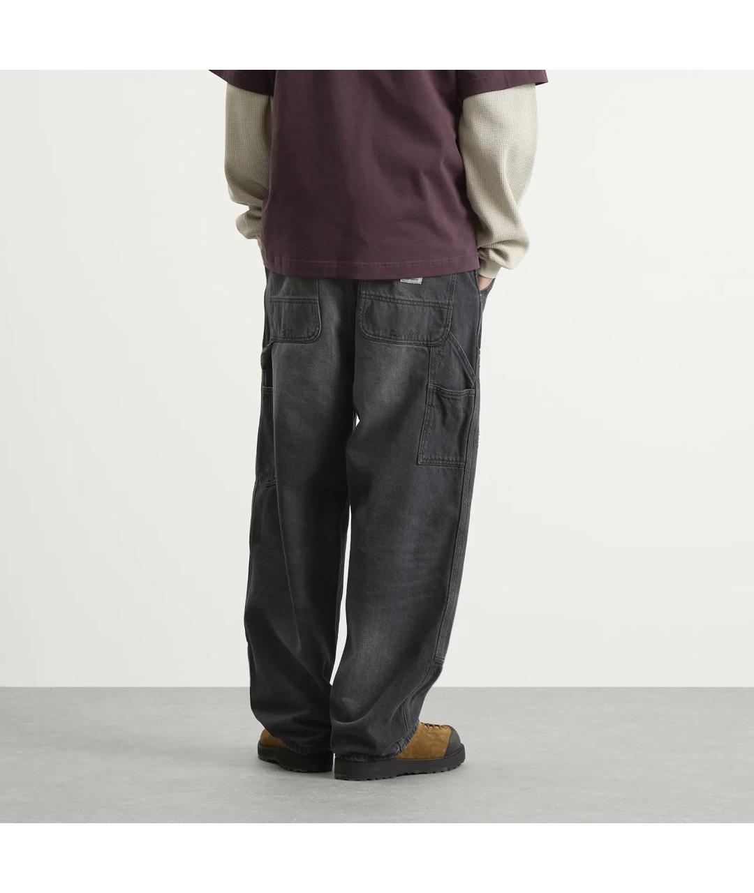 CARHARTT WIP Серые хлопковые прямые джинсы, фото 4