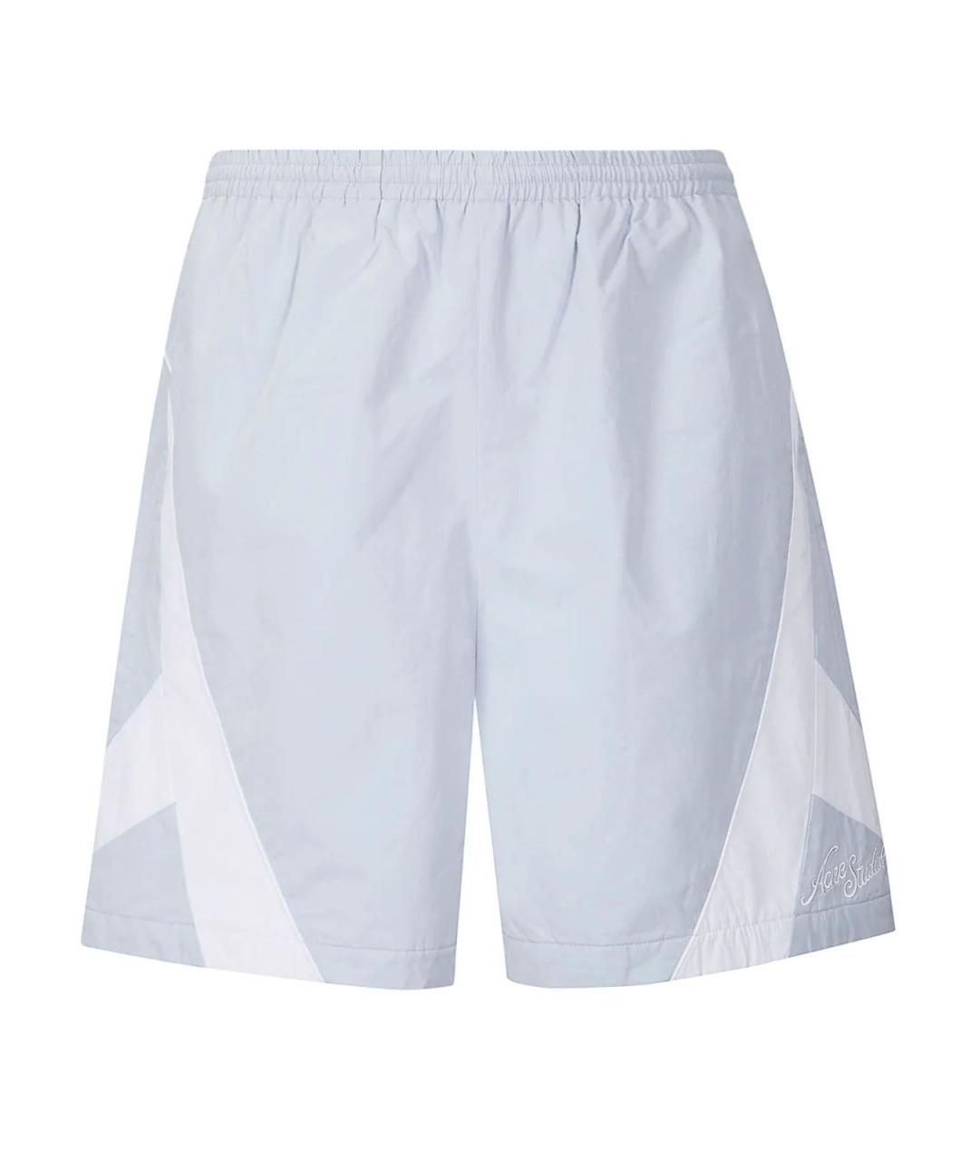 ACNE STUDIOS Серые хлопковые шорты, фото 1