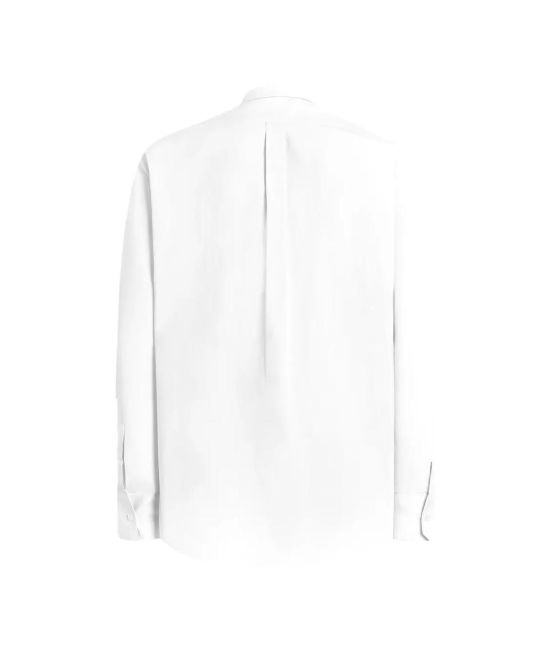 DOLCE&GABBANA Белая хлопковая классическая рубашка, фото 4