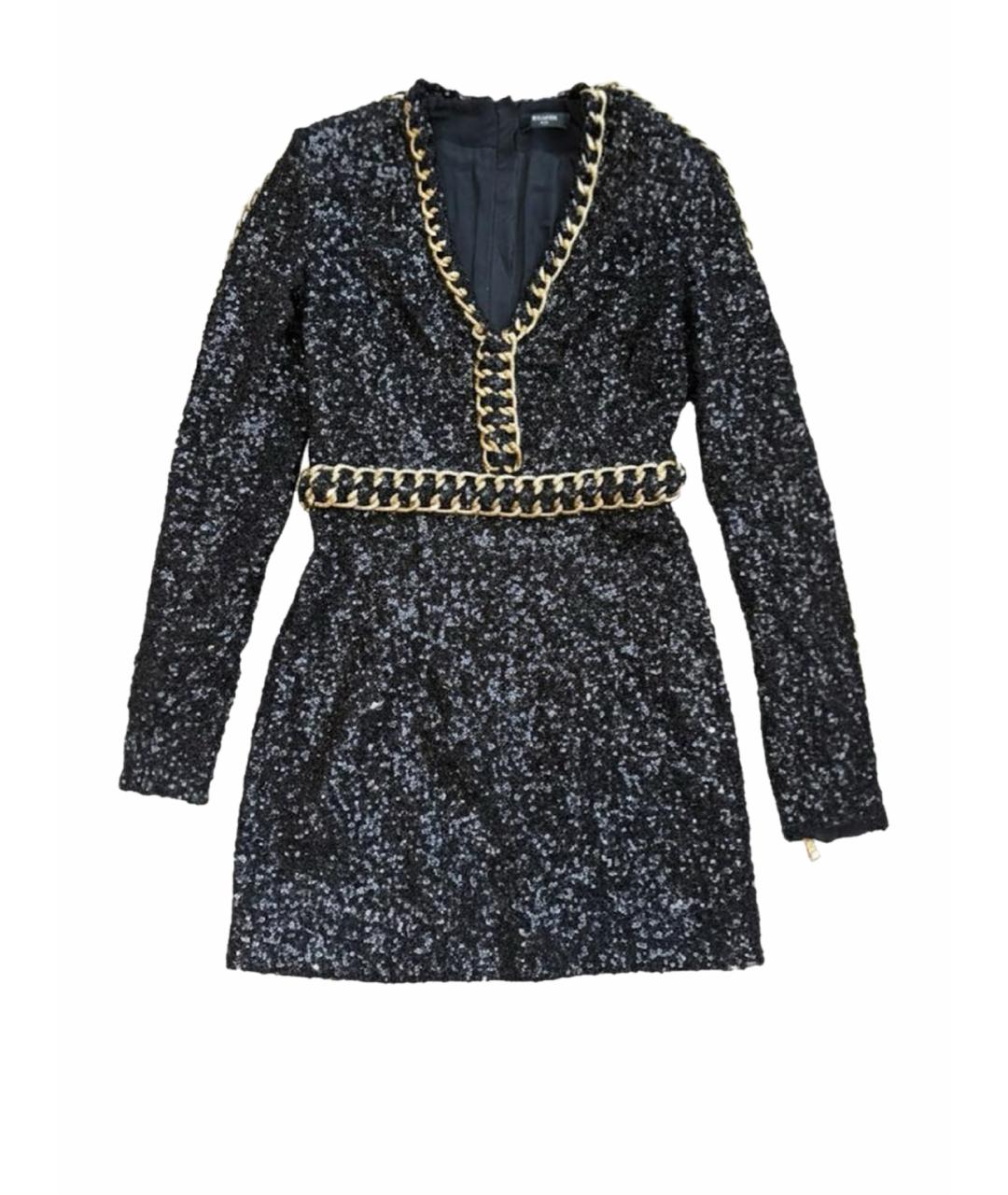 BALMAIN Черное вечернее платье, фото 1