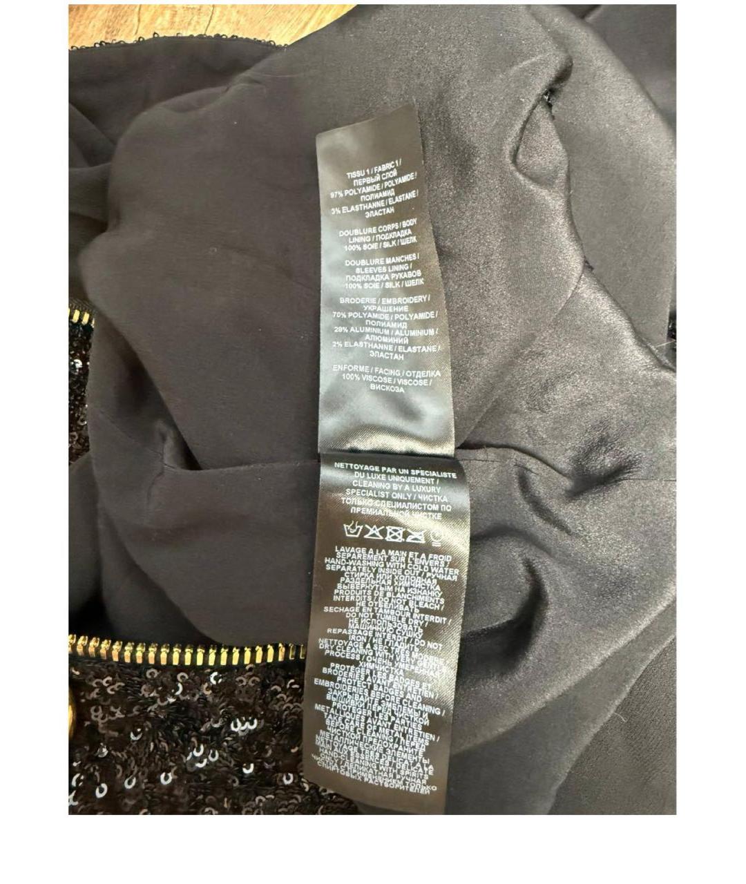 BALMAIN Черное вечернее платье, фото 3