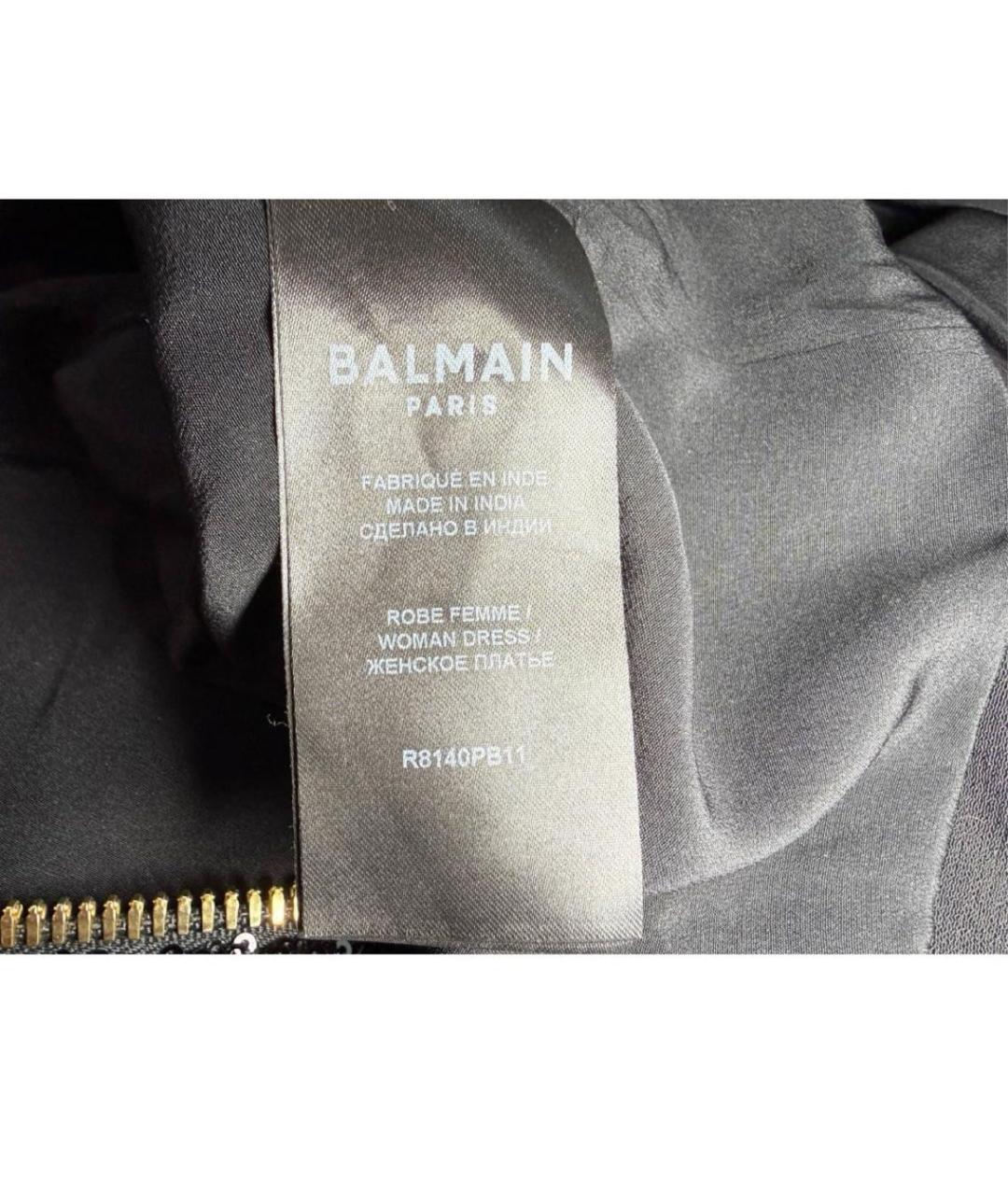 BALMAIN Черное вечернее платье, фото 6