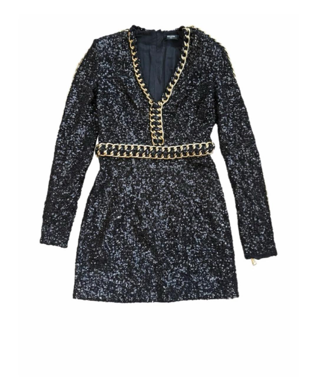 BALMAIN Черное вечернее платье, фото 8