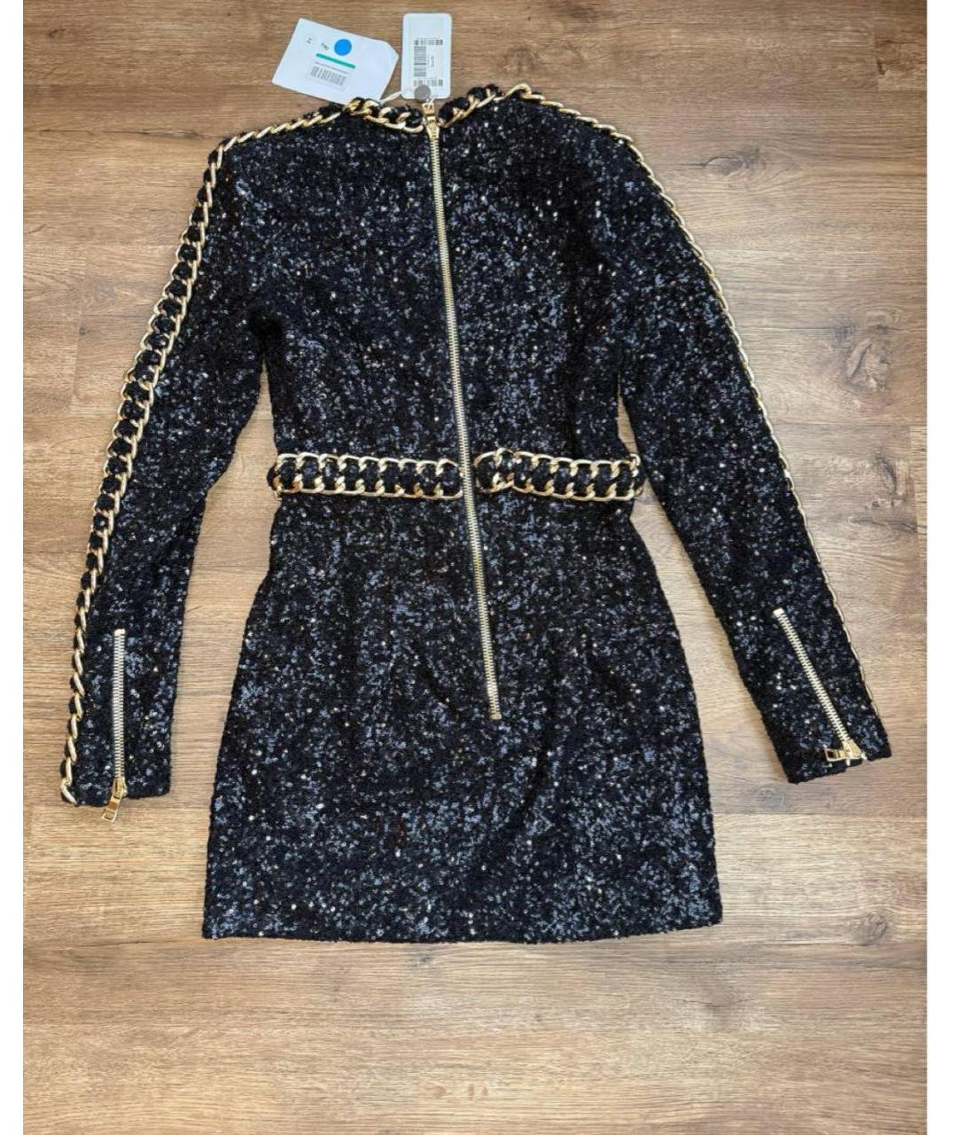 BALMAIN Черное вечернее платье, фото 2