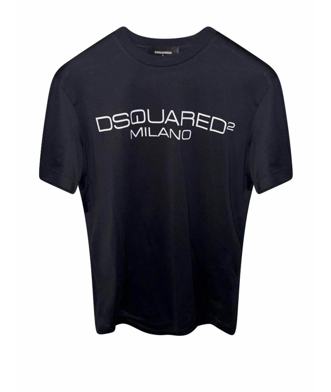 DSQUARED2 Черная хлопковая футболка, фото 1