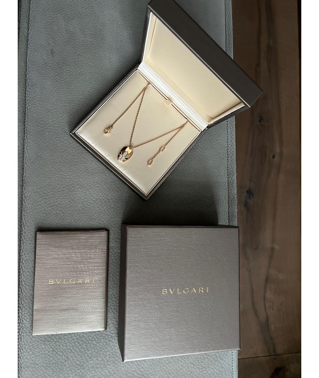 BVLGARI Золотое колье из желтого золота, фото 4