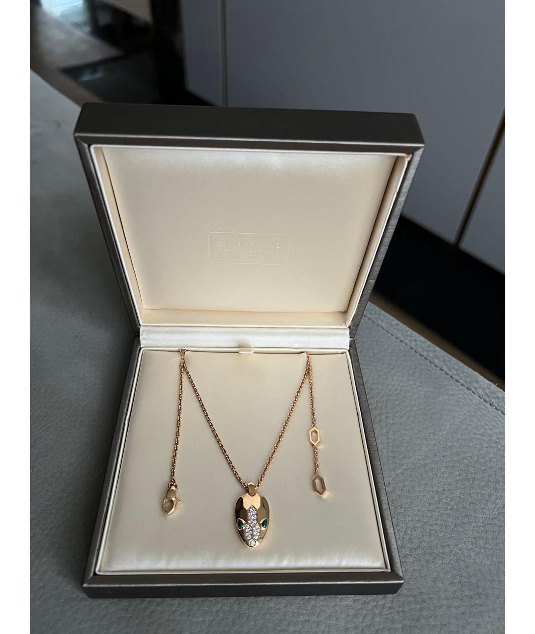 BVLGARI Золотое колье из желтого золота, фото 5