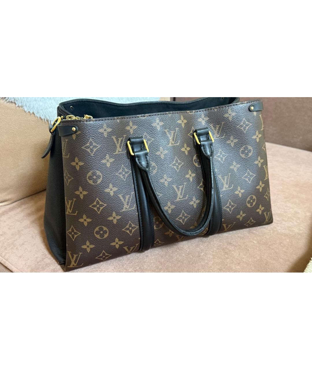 LOUIS VUITTON Коричневая сумка тоут, фото 2