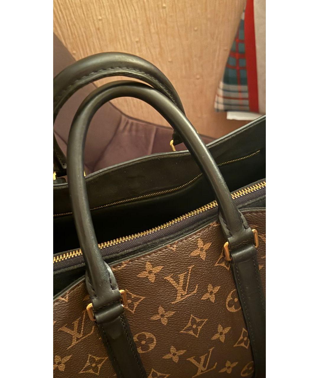 LOUIS VUITTON Коричневая сумка тоут, фото 6