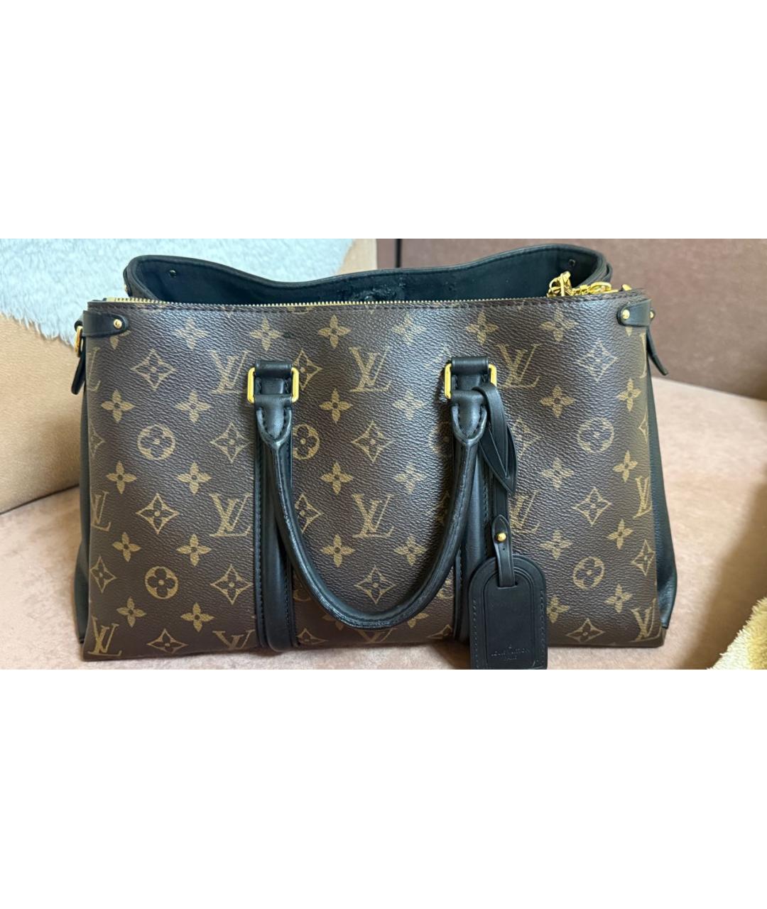 LOUIS VUITTON Коричневая сумка тоут, фото 8