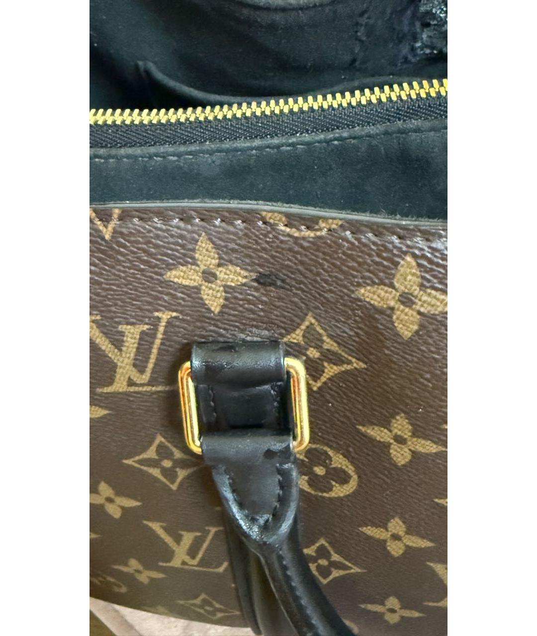 LOUIS VUITTON Коричневая сумка тоут, фото 7