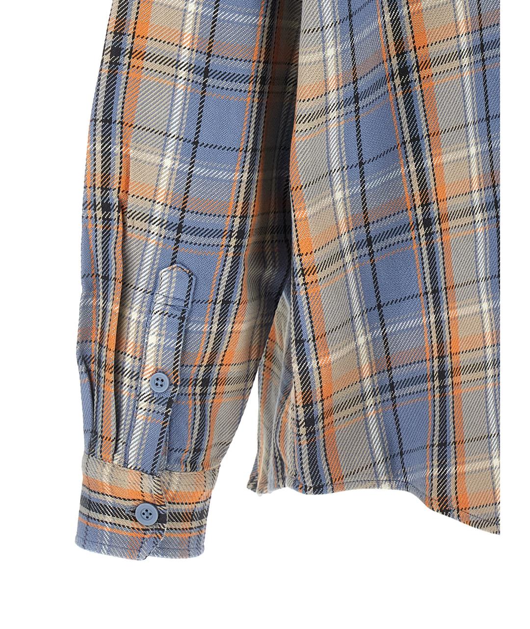 CARHARTT WIP Голубая хлопковая кэжуал рубашка, фото 4