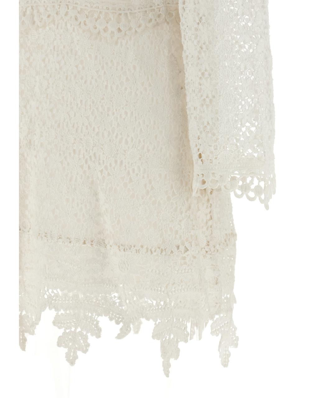 ISABEL MARANT Белое хлопковое коктейльное платье, фото 4