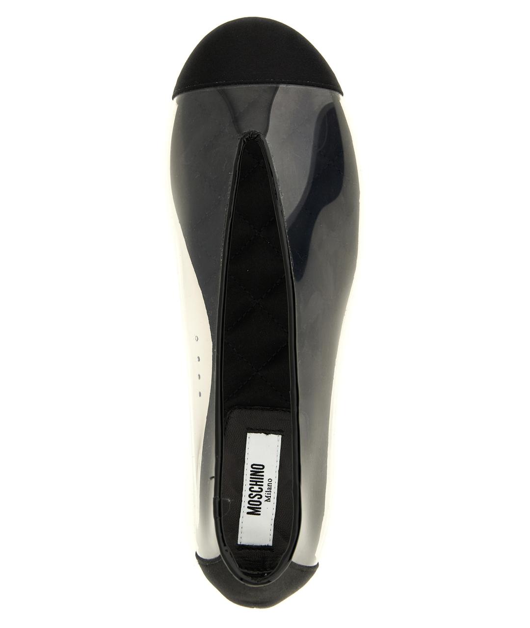 MOSCHINO Черные балетки, фото 4