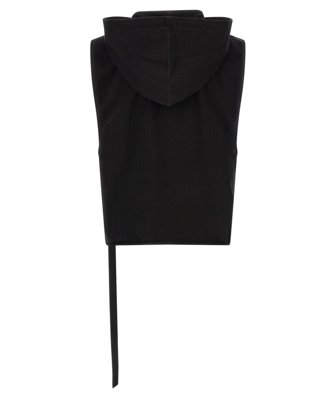 RICK OWENS DRKSHDW Черная хлопковая майка, фото 2