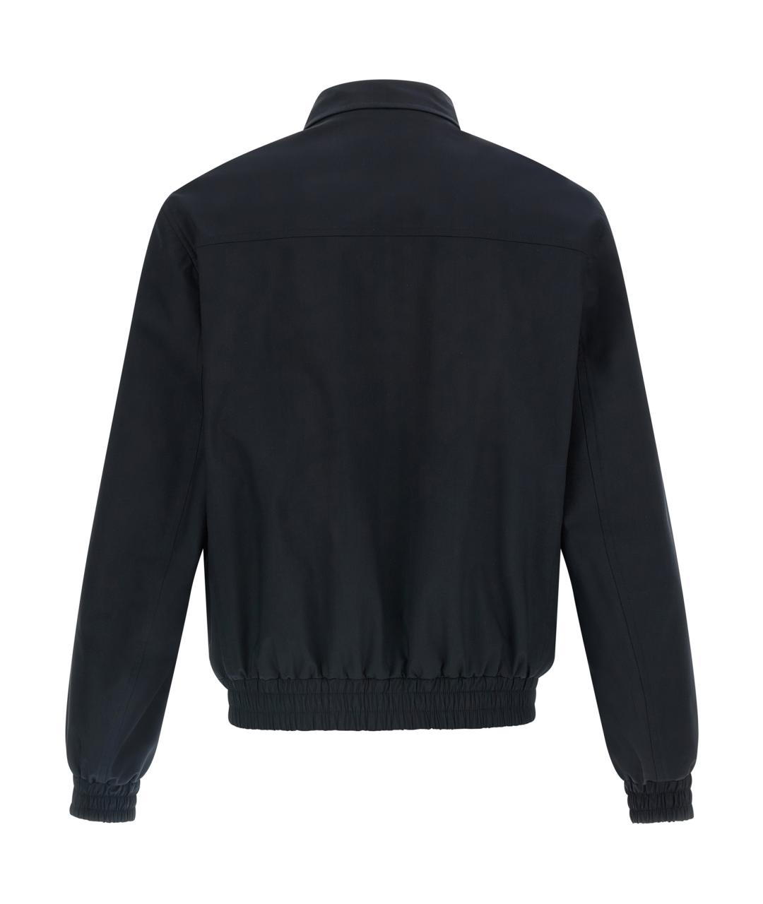 BRUNELLO CUCINELLI Темно-синяя шелковая куртка, фото 2