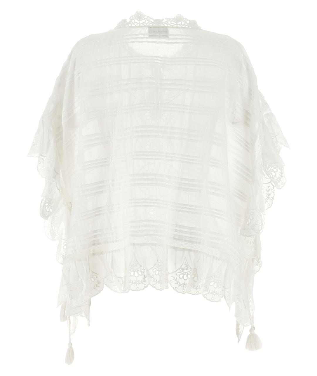 ISABEL MARANT ETOILE Белая хлопковая блузы, фото 2