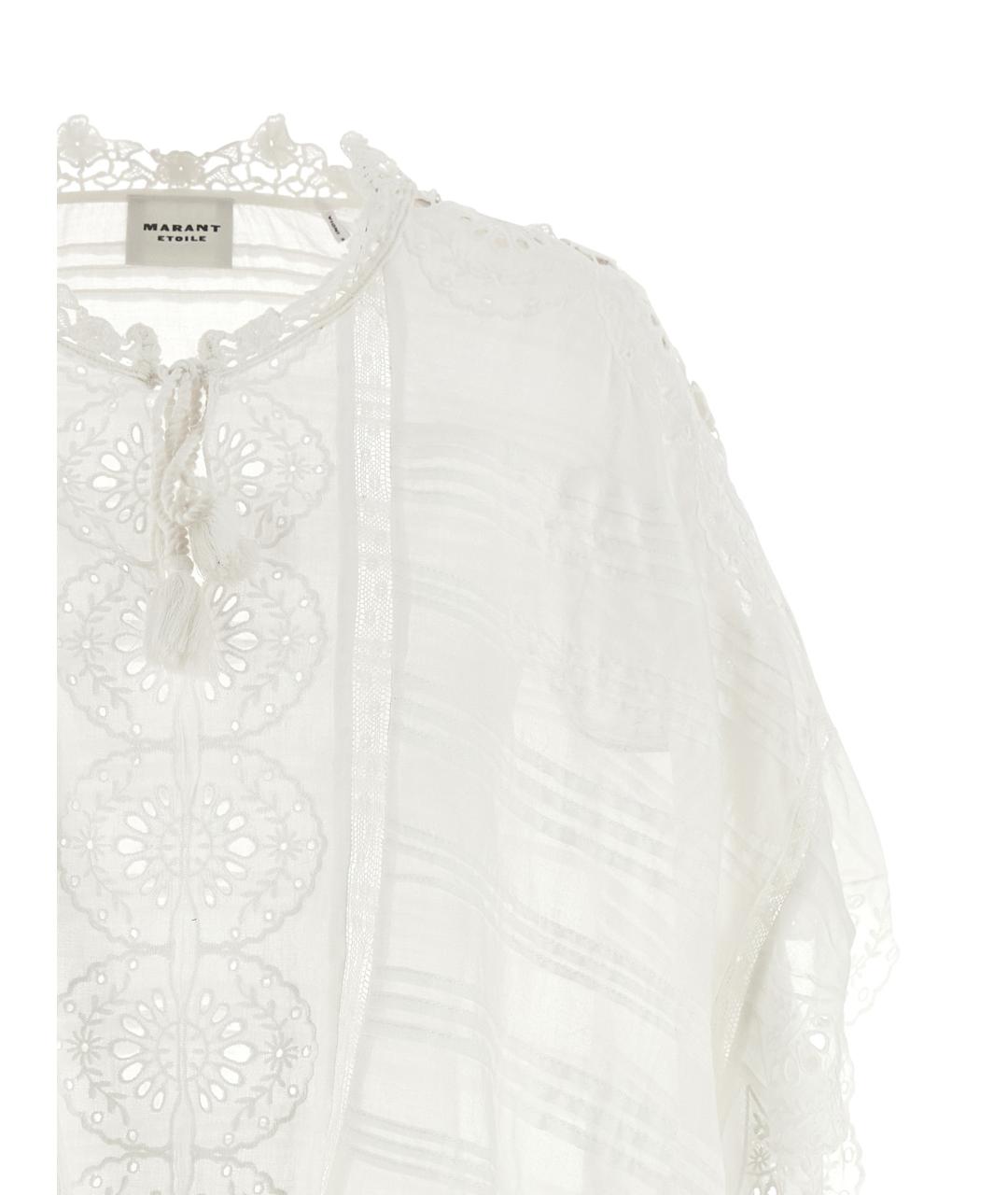 ISABEL MARANT ETOILE Белая хлопковая блузы, фото 3