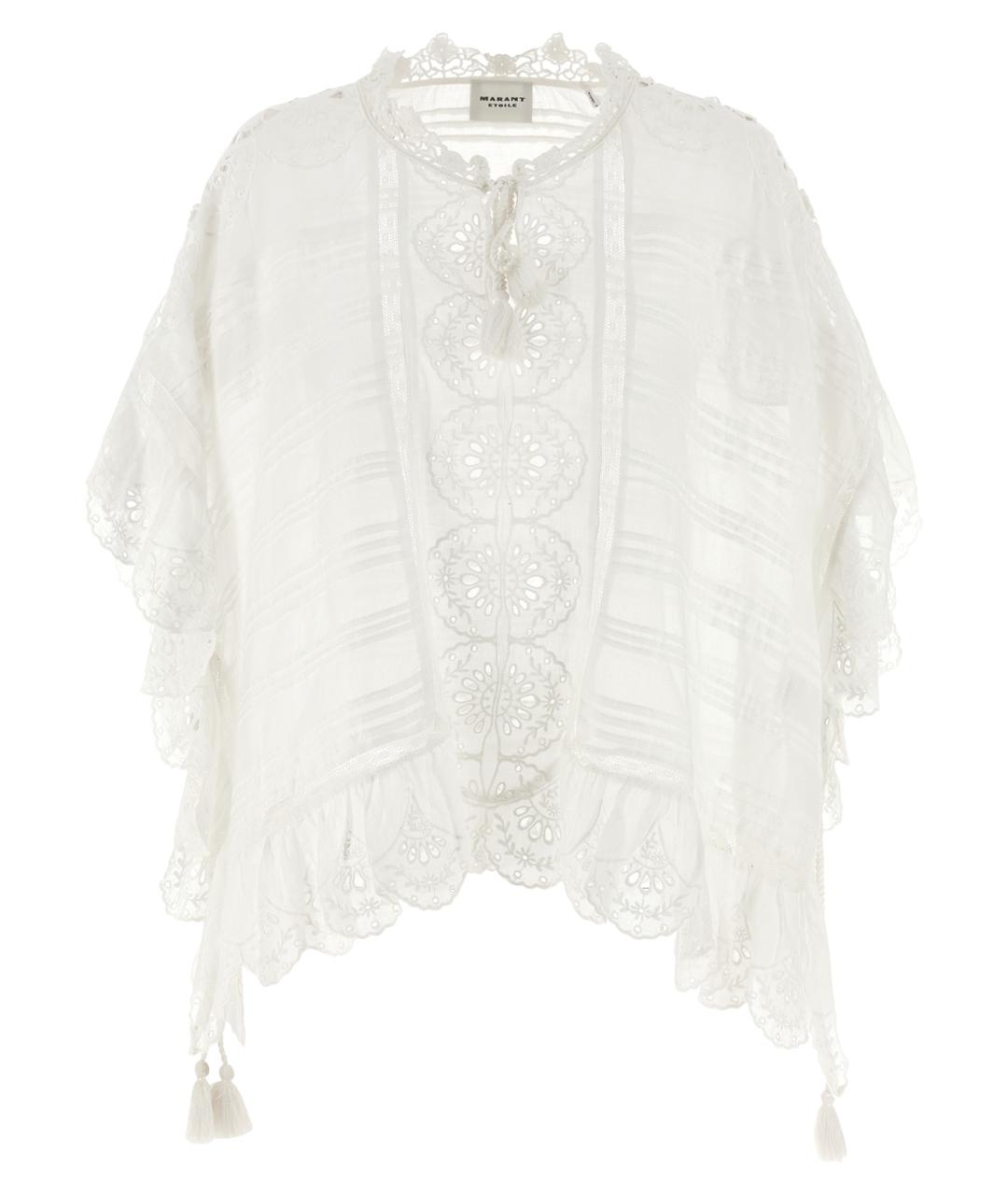 ISABEL MARANT ETOILE Белая хлопковая блузы, фото 1