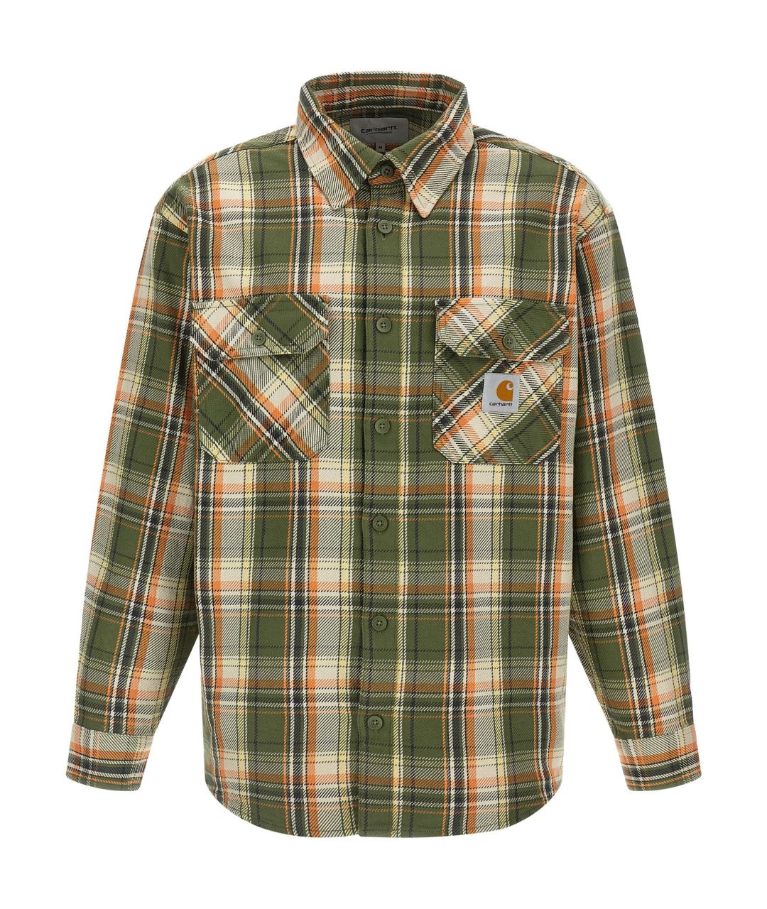 CARHARTT WIP Зеленая хлопковая кэжуал рубашка, фото 1