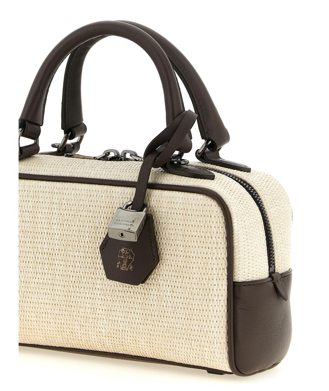 BRUNELLO CUCINELLI Бежевая сумка тоут, фото 3