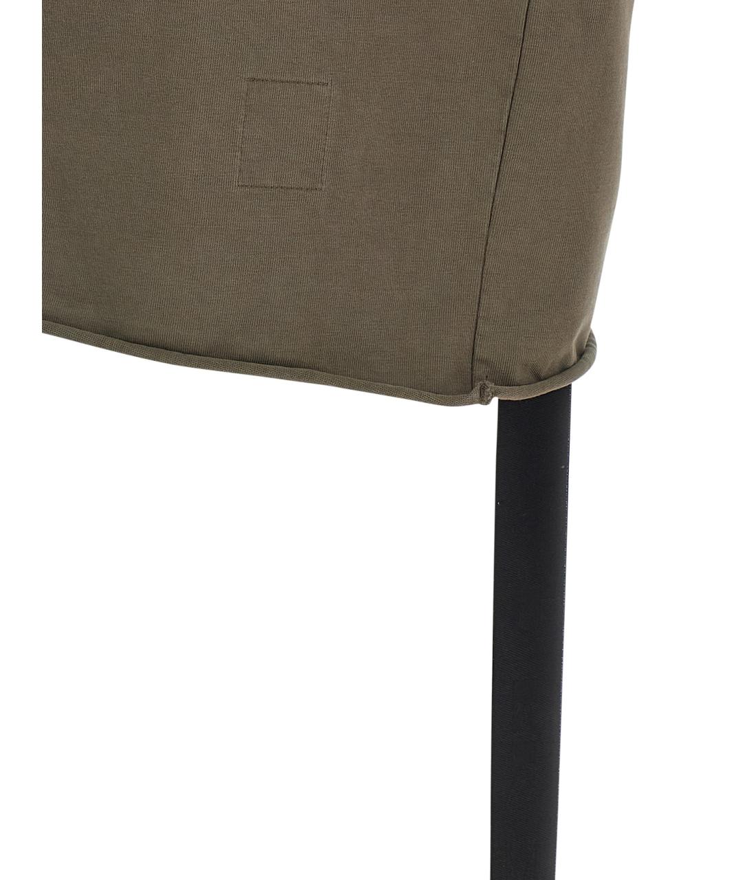 RICK OWENS DRKSHDW Коричневая хлопковая майка, фото 4