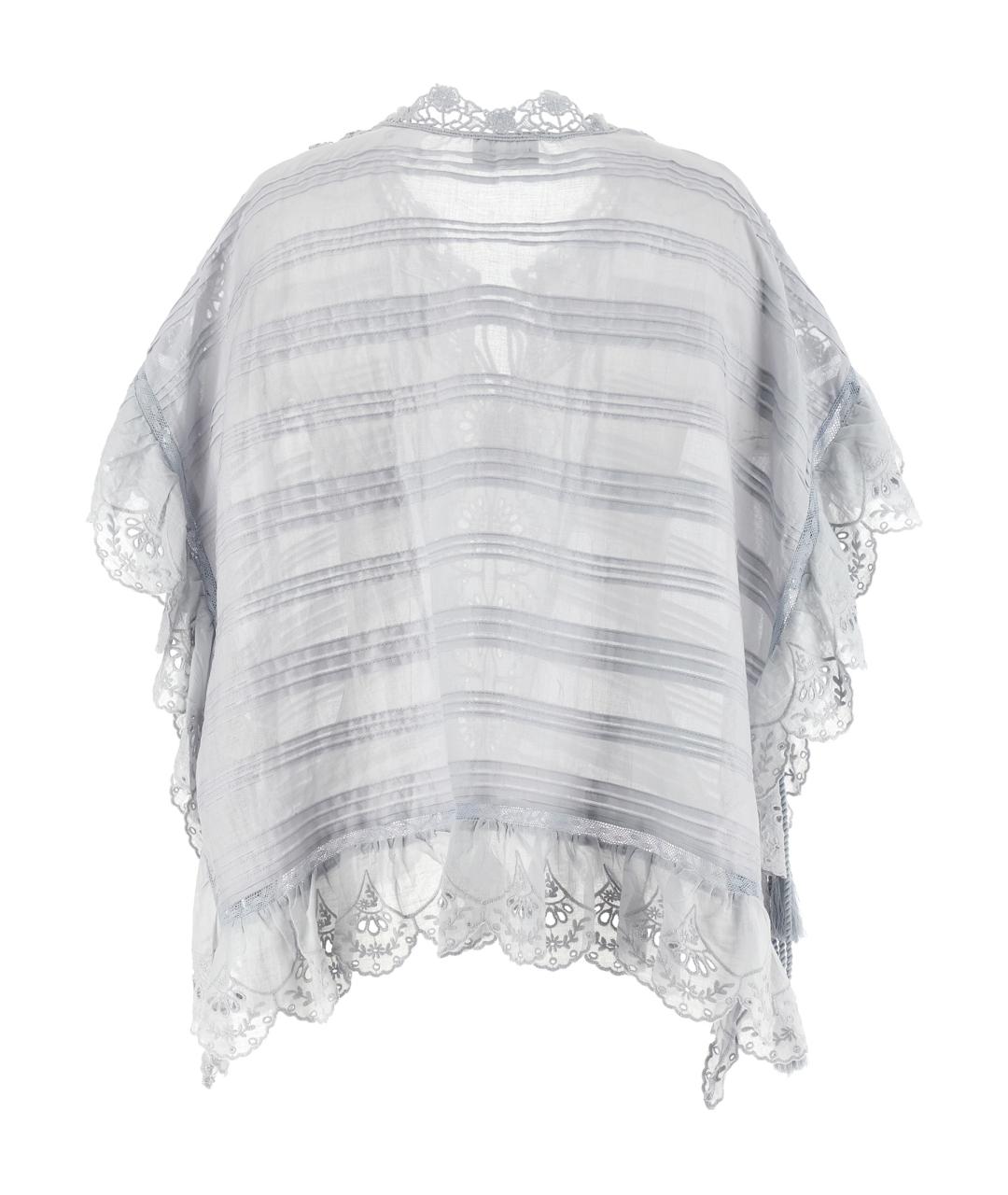 ISABEL MARANT ETOILE Голубая хлопковая блузы, фото 2