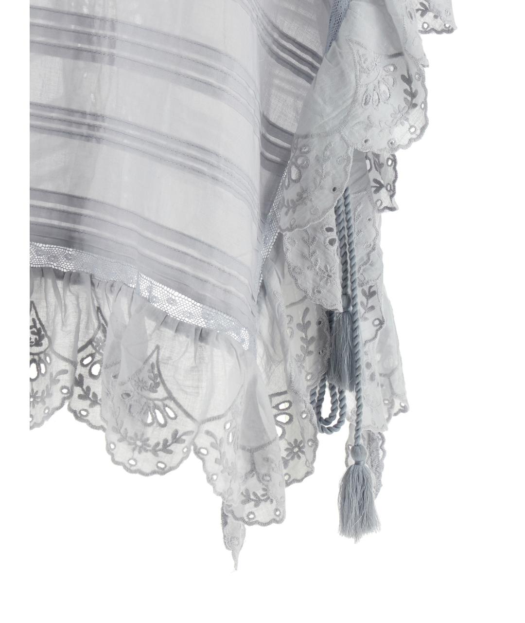 ISABEL MARANT ETOILE Голубая хлопковая блузы, фото 4