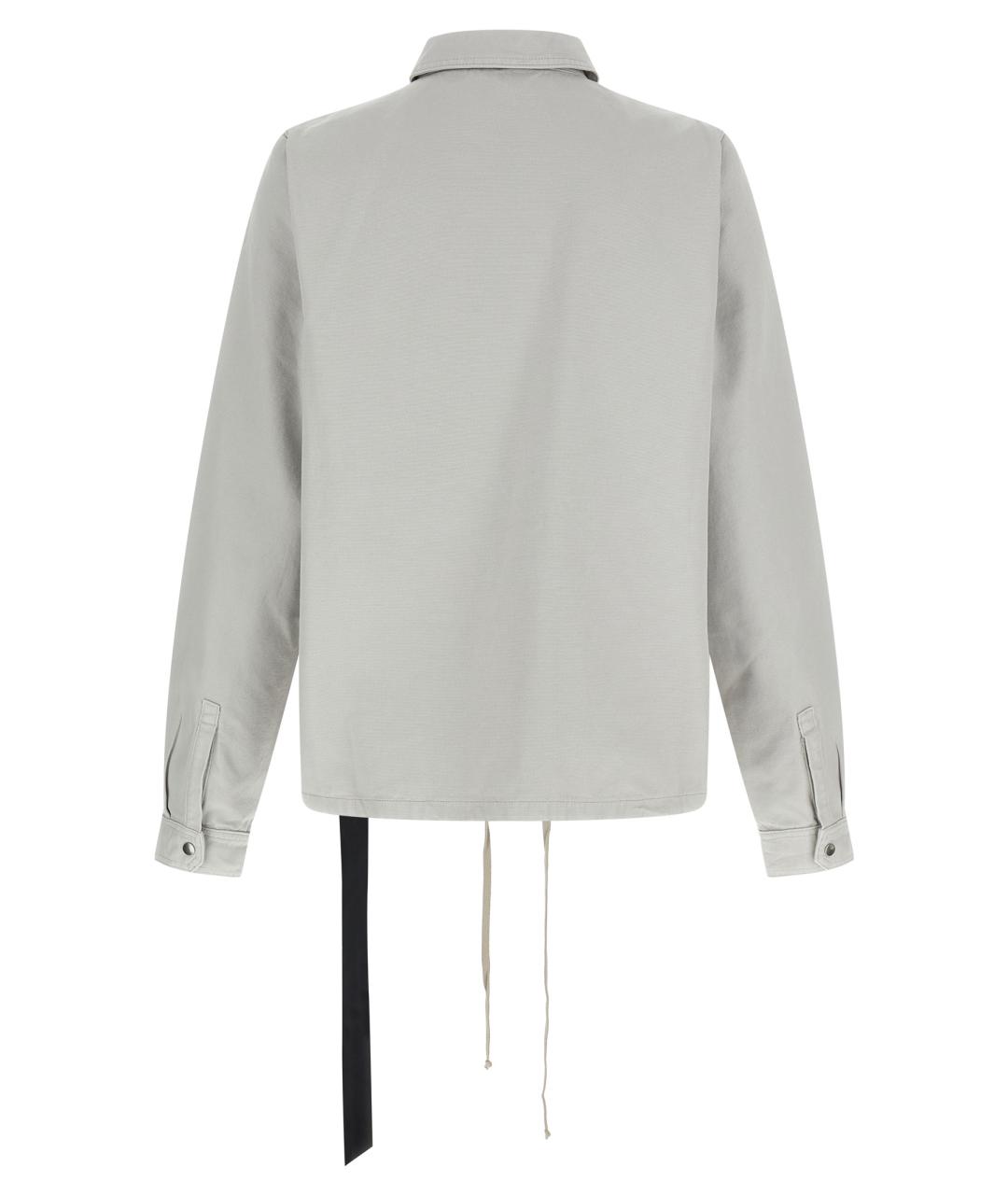 RICK OWENS DRKSHDW Бежевая хлопковая куртка, фото 2