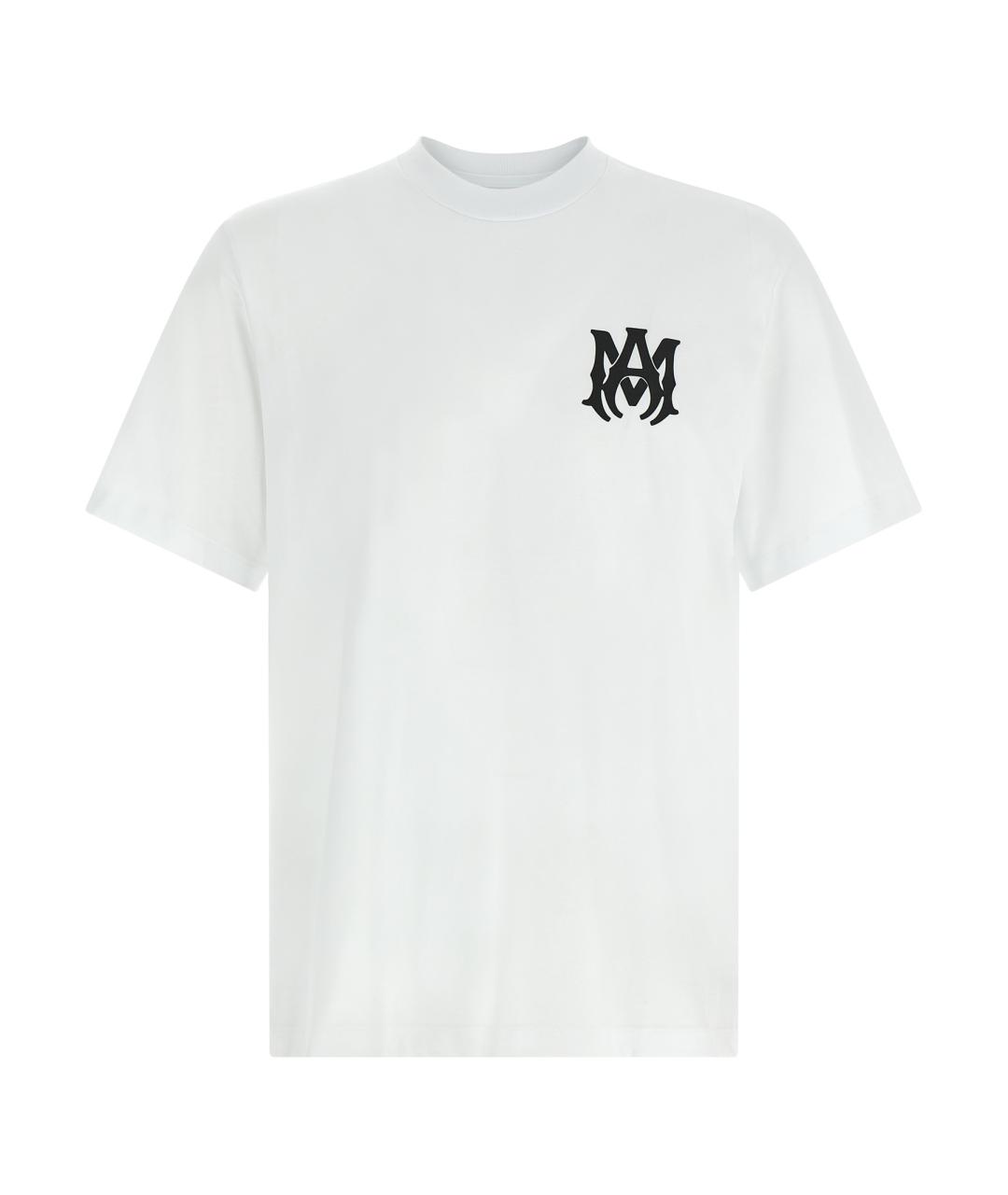 AMIRI Белая хлопковая футболка, фото 1