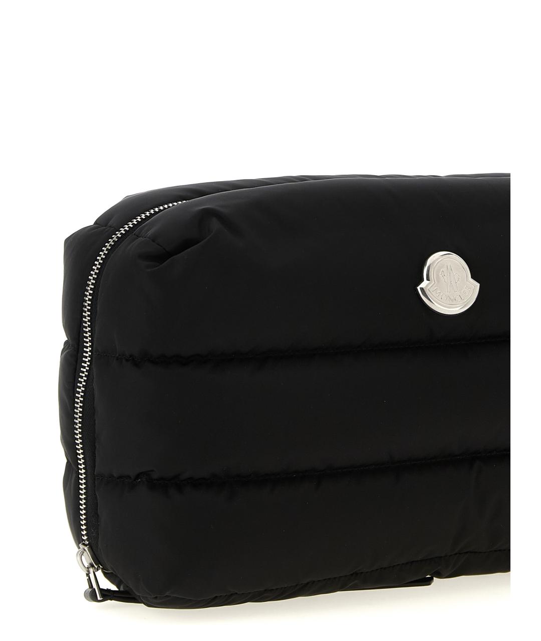 MONCLER Черная синтетическая косметичка, фото 3