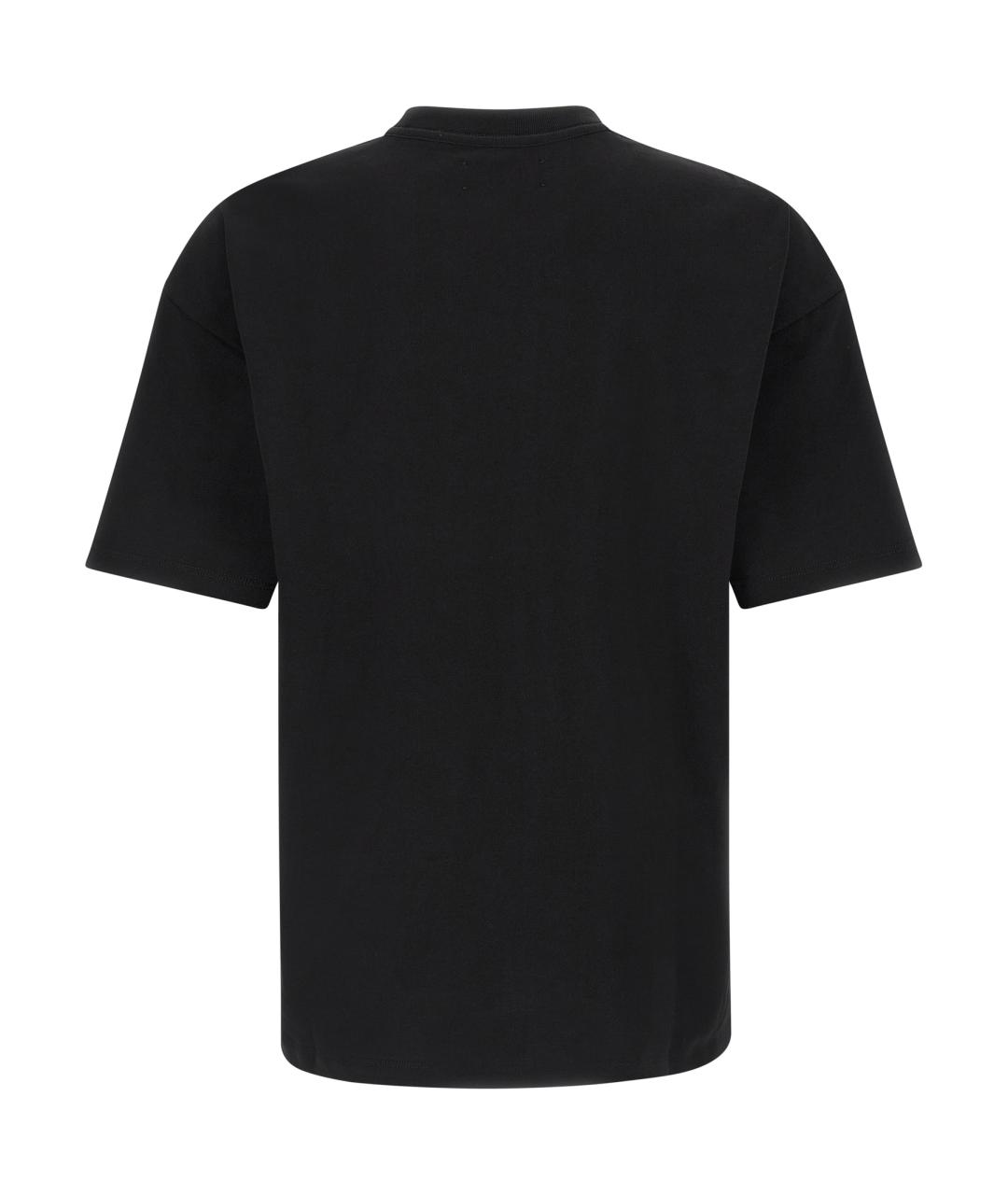 AMIRI Черная хлопковая футболка, фото 2