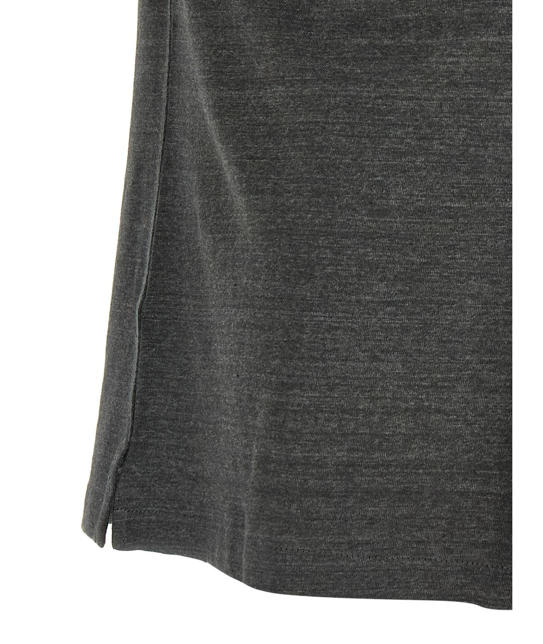 BRUNELLO CUCINELLI Серая льняная кэжуал рубашка, фото 4