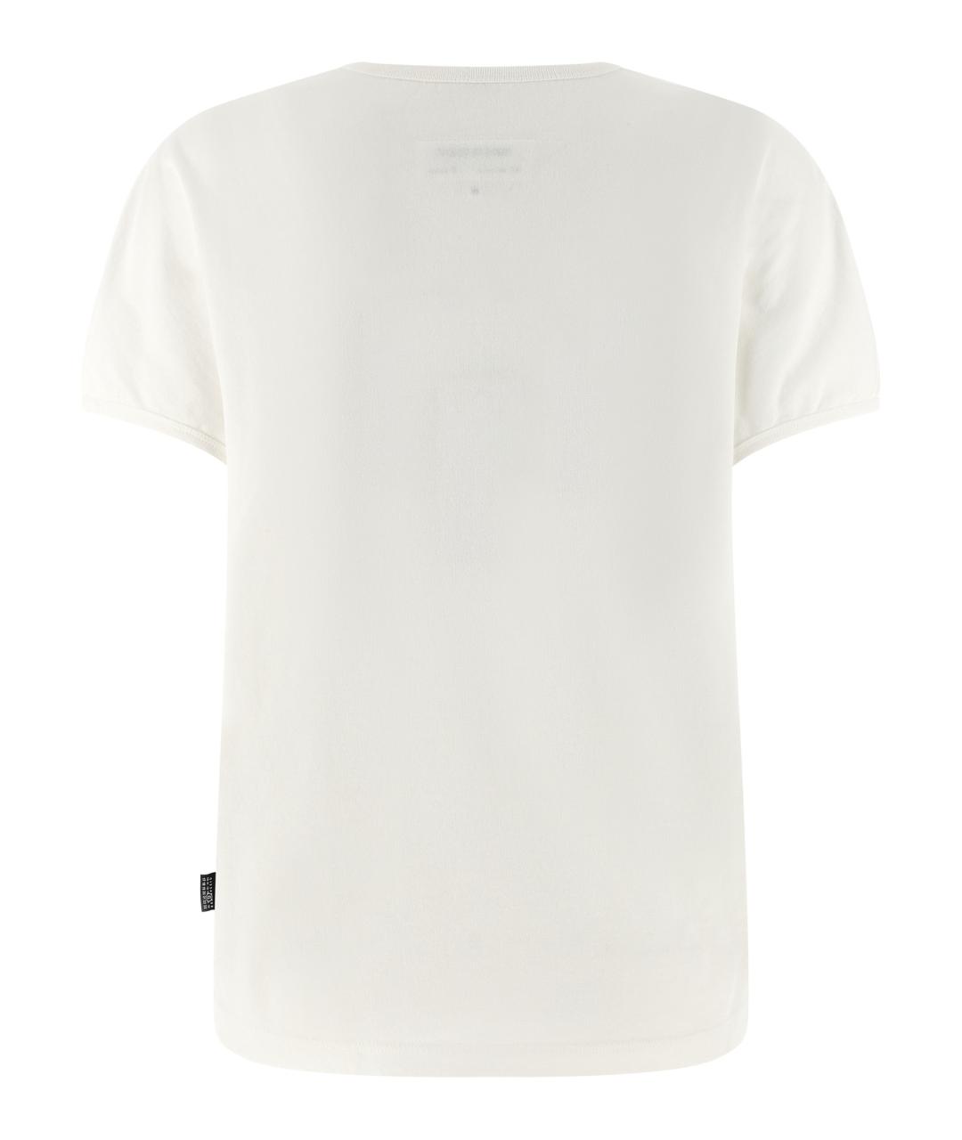 MM6 MAISON MARGIELA Белая хлопковая футболка, фото 2