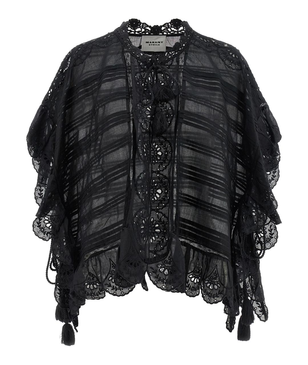 ISABEL MARANT ETOILE Черная хлопковая блузы, фото 1