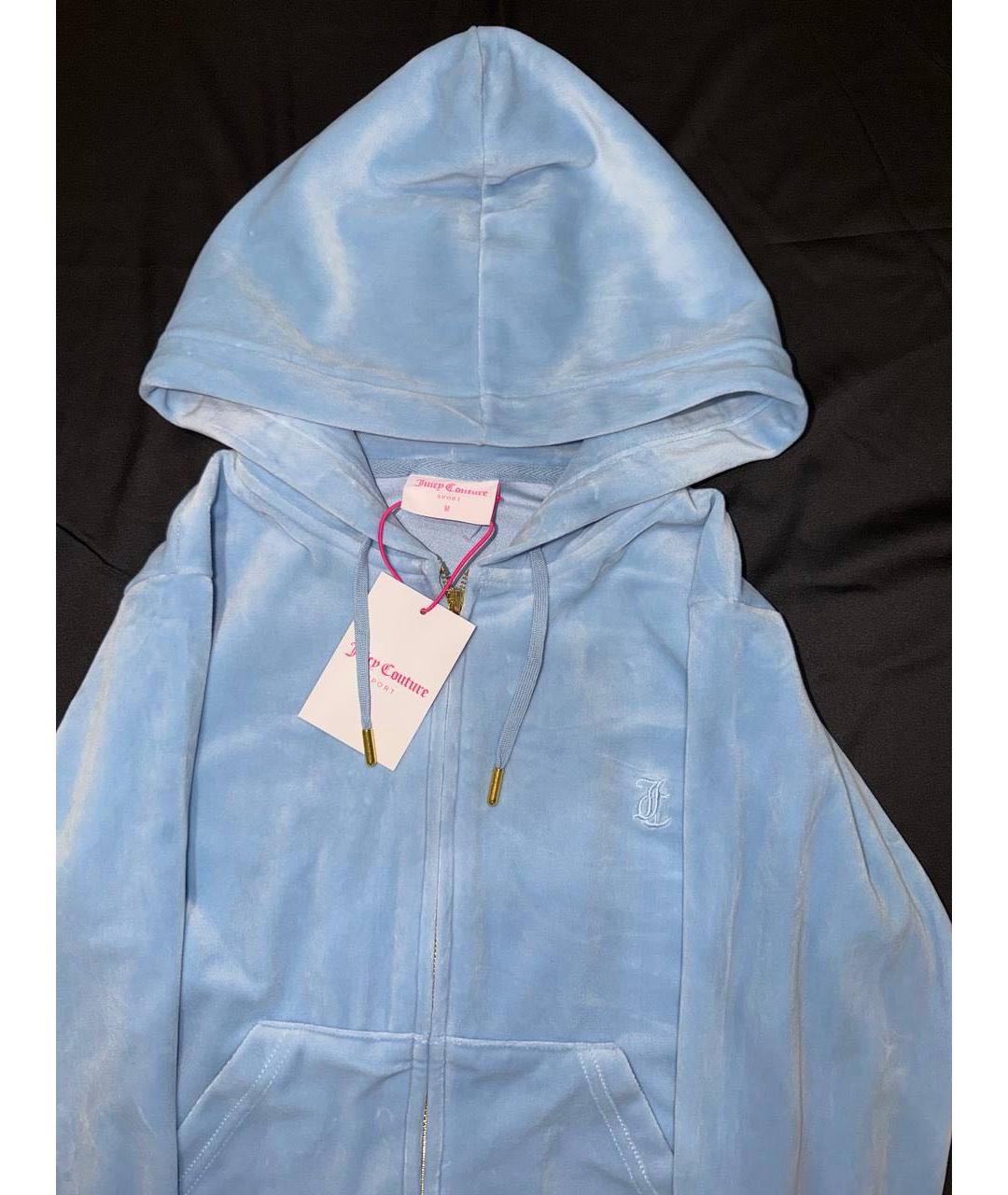 JUICY COUTURE Голубой полиэстеровый костюм с брюками, фото 5