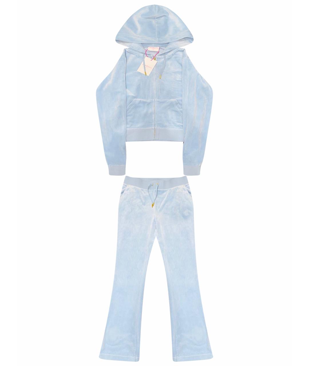 JUICY COUTURE Голубой полиэстеровый костюм с брюками, фото 1