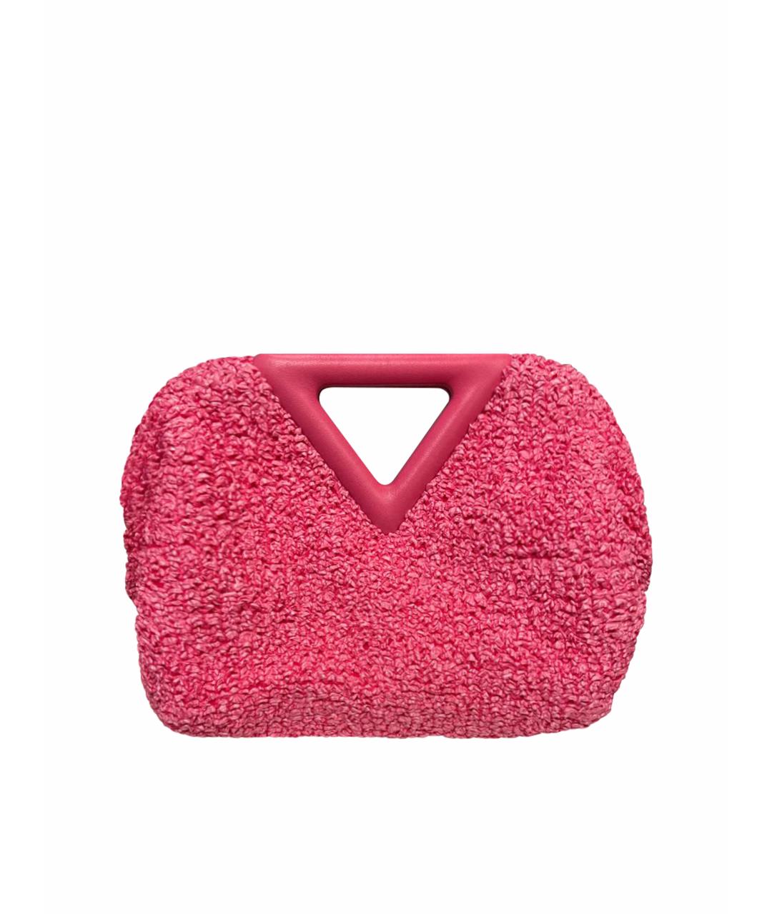 BOTTEGA VENETA Розовая сумка с короткими ручками, фото 1