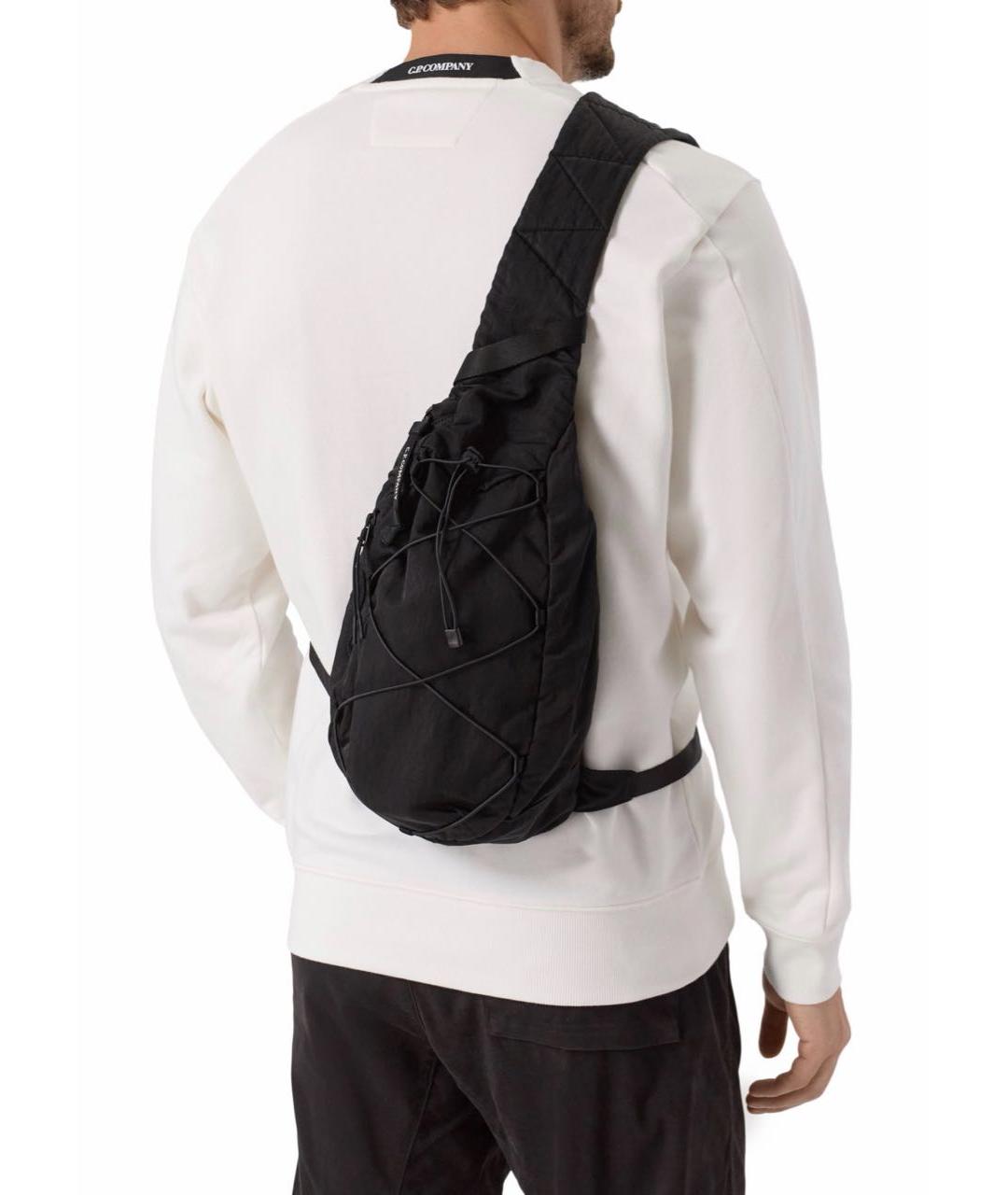 CP COMPANY Черный рюкзак, фото 8