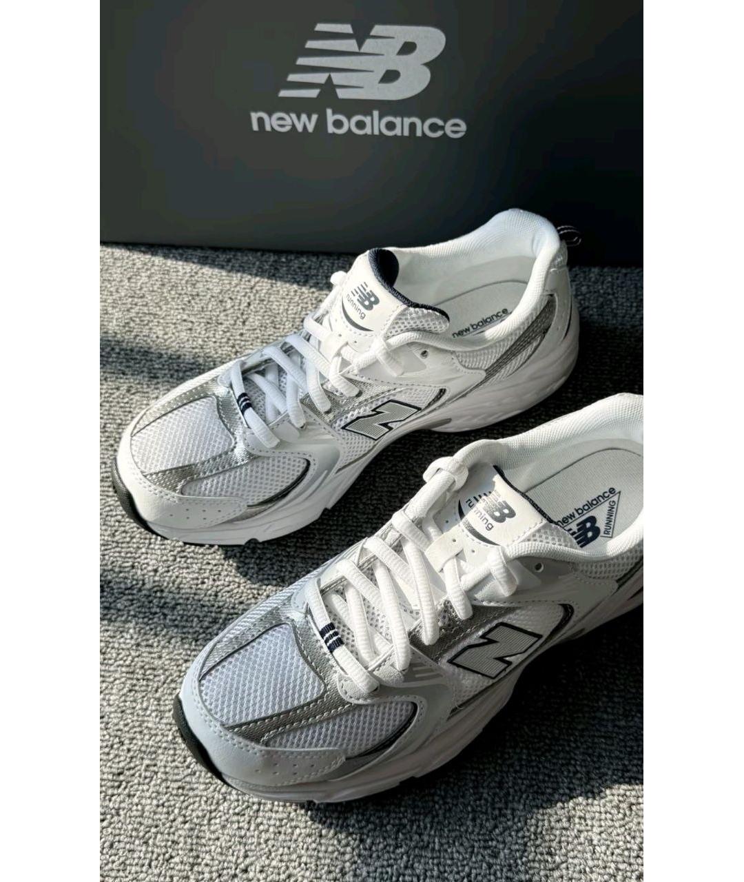 NEW BALANCE Белые кроссовки, фото 3