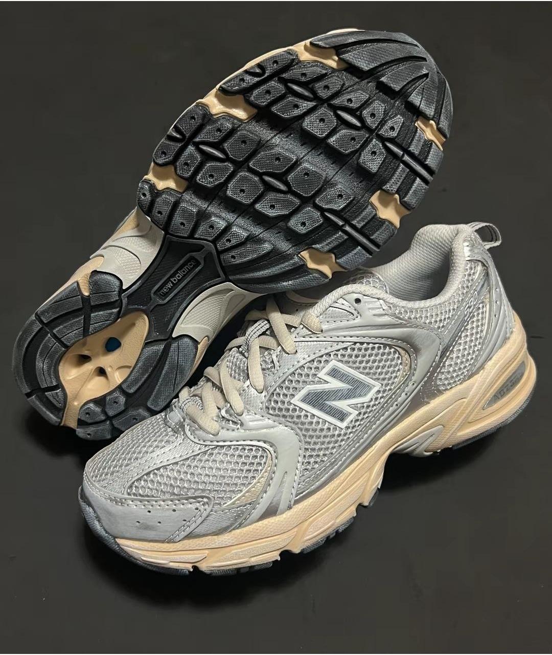 NEW BALANCE Серые кроссовки, фото 5