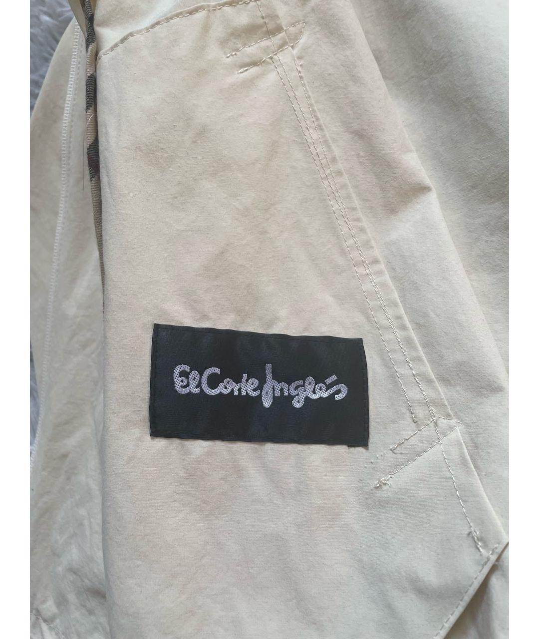 BURBERRY Бежевая хлопковая куртка, фото 6