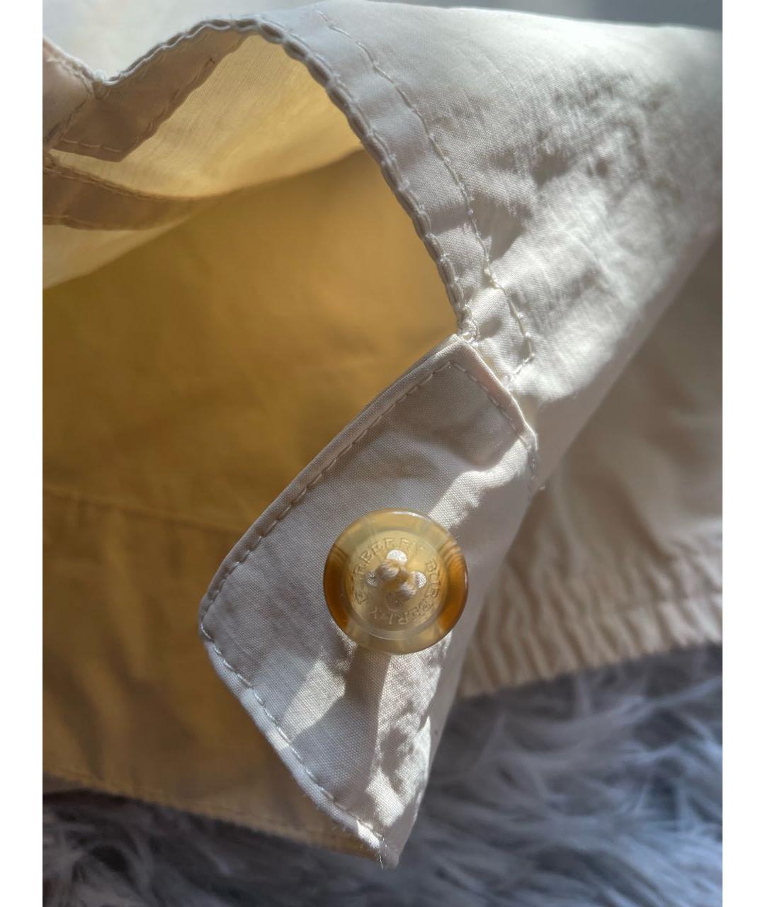 BURBERRY Бежевая хлопковая куртка, фото 4